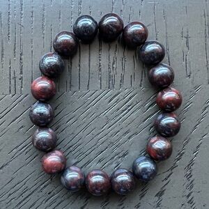 Oriental jasper bracelet 10mm SIZE 6.5’